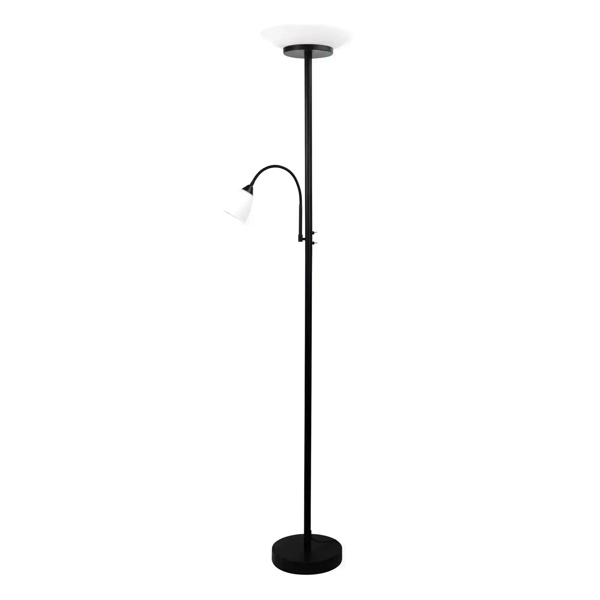SIENA Mother and Child LED Floor Lamp Black