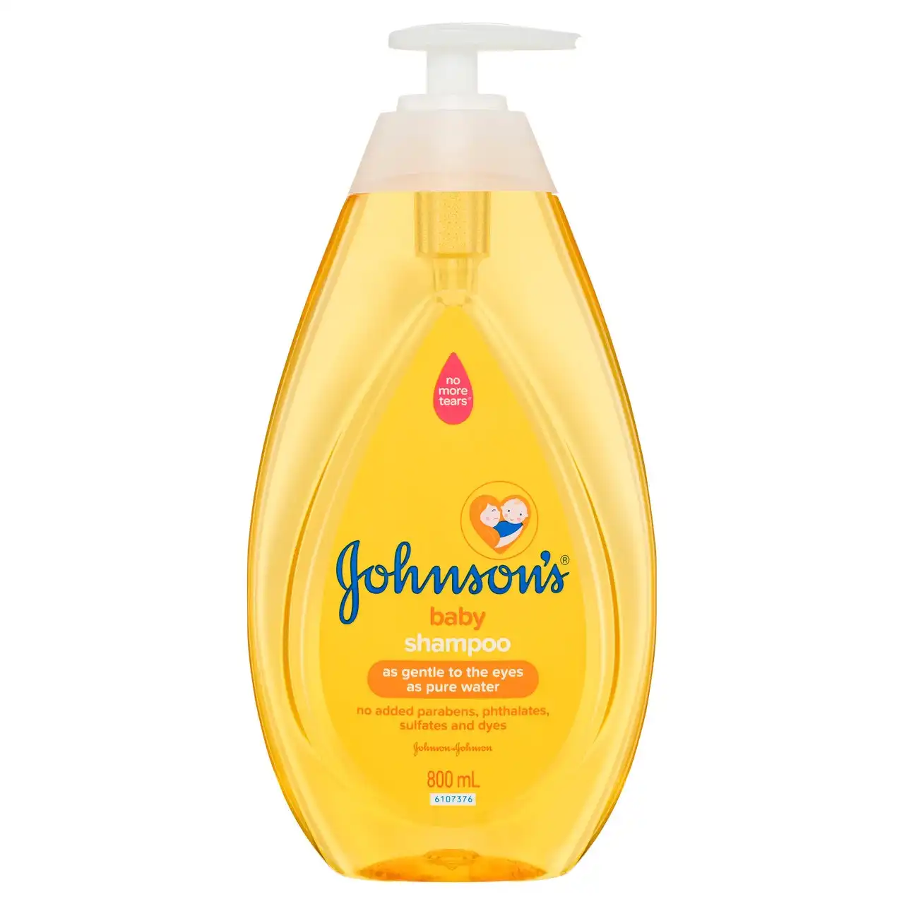 Johnson's Hypoallergenic Gentle Tear-Free Cleansing Baby Shampoo 800mL