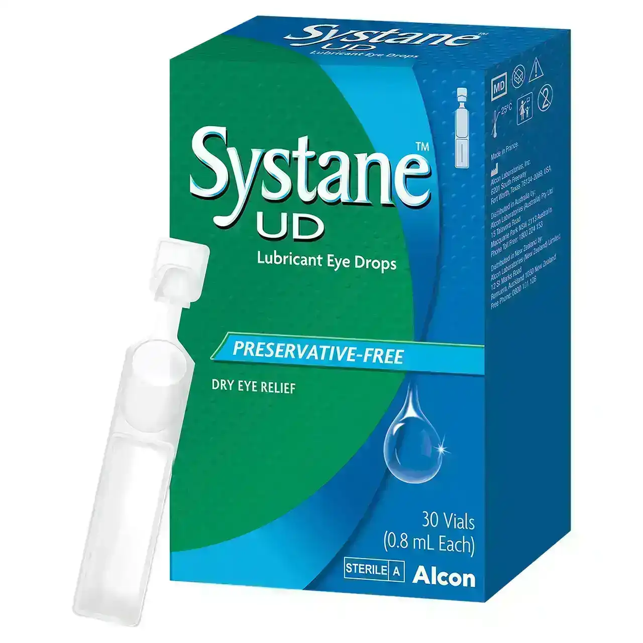 SYSTANE Lubricant Eye Drops 30 x 0.8 mL