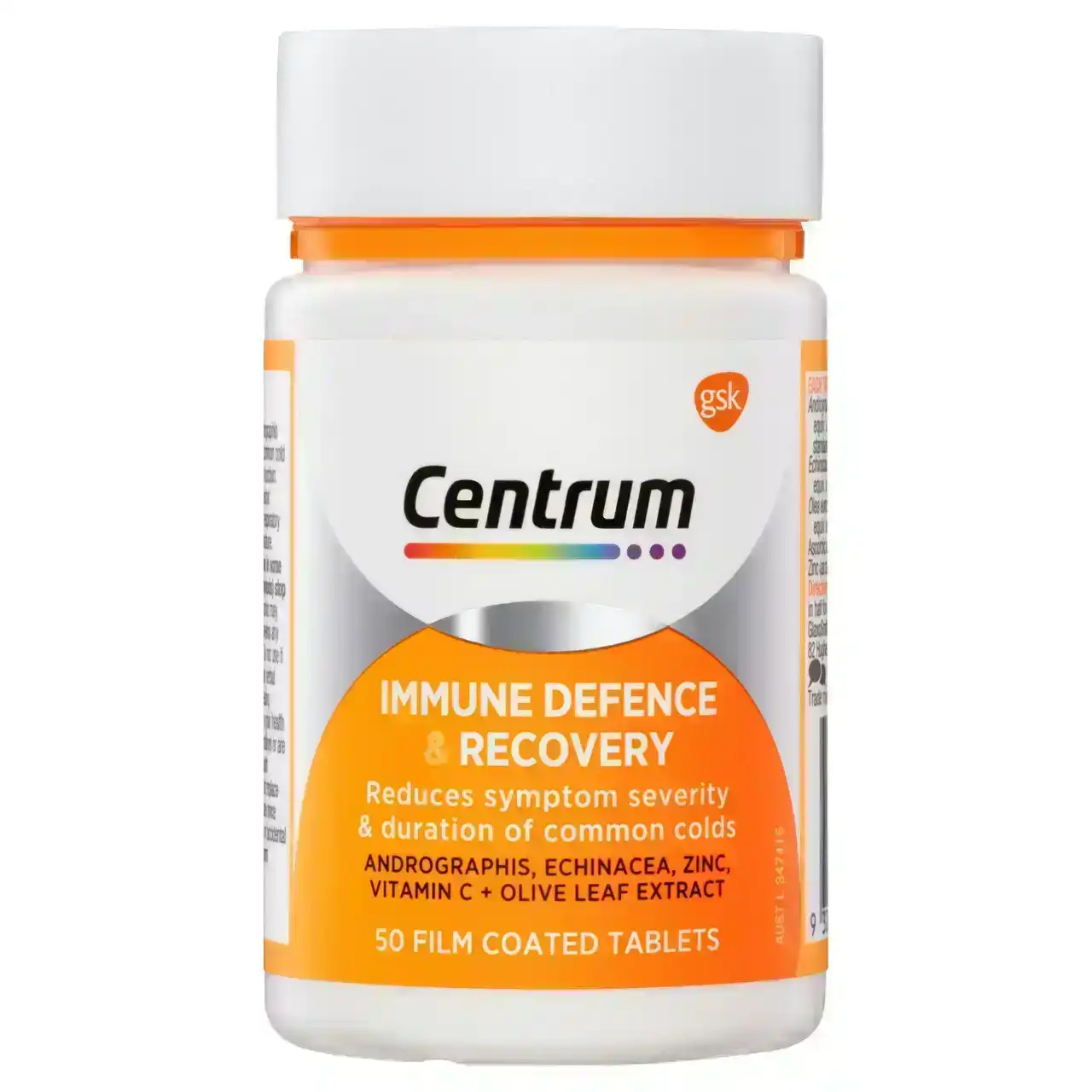 Centrum TAB IMMUNE DEFENCE &amp; RECOVERY 50 PACK