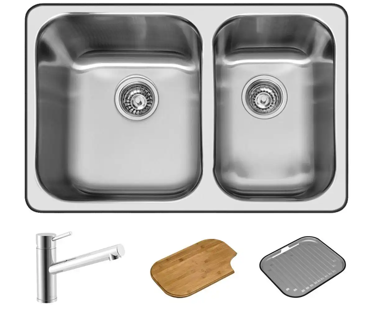 Abey NuQueen 1 and 3/4 Bowl Sink Pack