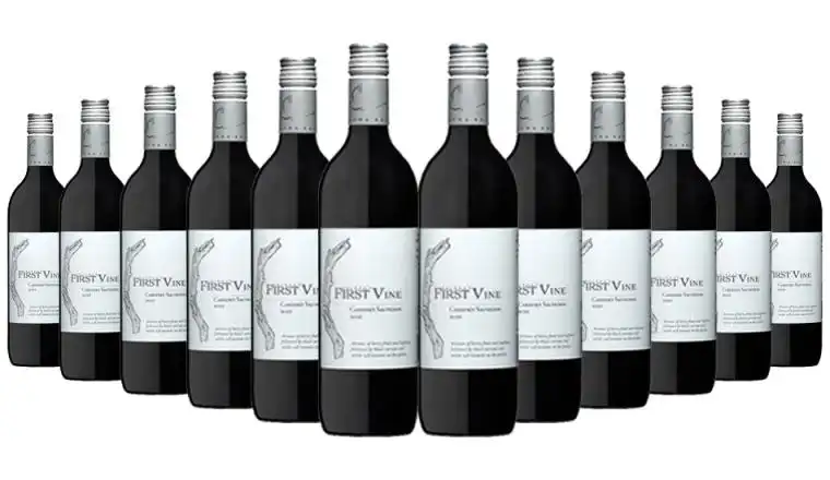 First Vine Bookpurnong Cabernet Sauvignon Red Wine 2021 - 12 Bottles