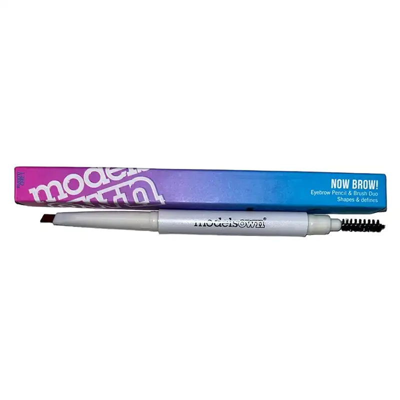 Model's Own Now Brow! Eyebrow Pencil & Brush Duo Medium Brown