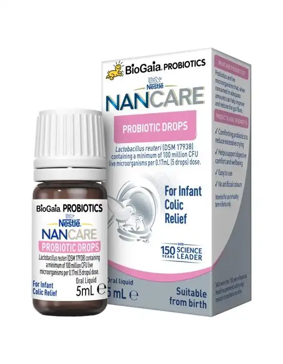 Nestle NAN CARE BioGaia Probiotic Drops For Infant Colic Relief 5mL