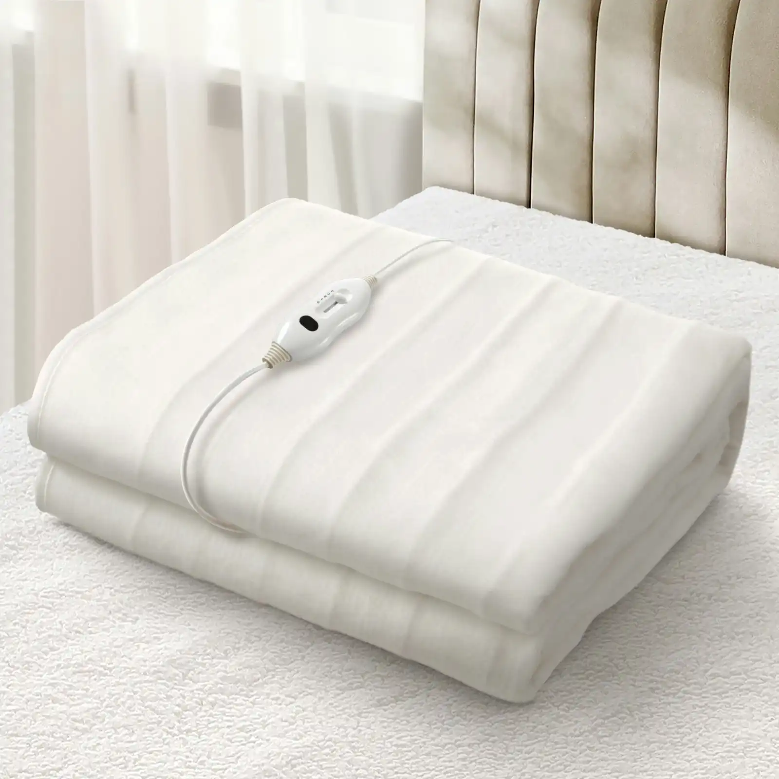 Bedra Electric Blanket Fully Fitted Polyester Heated Underlay King Single
