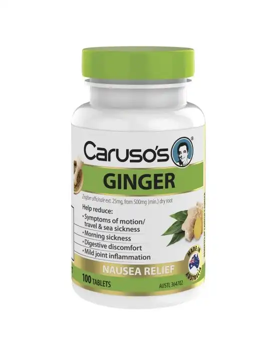Caruso's Natural Health Ginger 100 Tablets