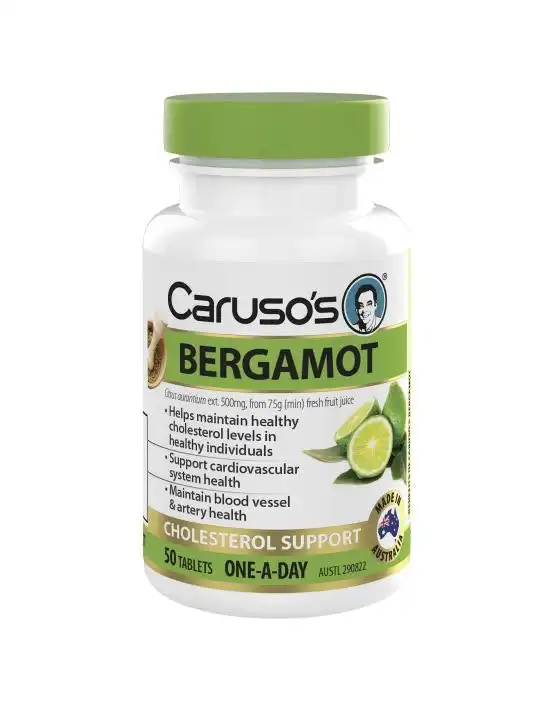 Caruso's Natural Health Bergamot 50 Tablets