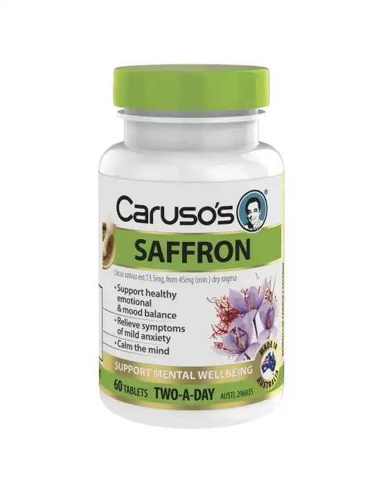 Caruso's Natural Health Saffron 60 Tablets