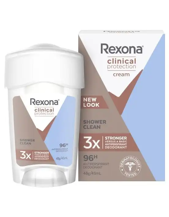Rexona Women Clinical Protection Shower Clean 45mL
