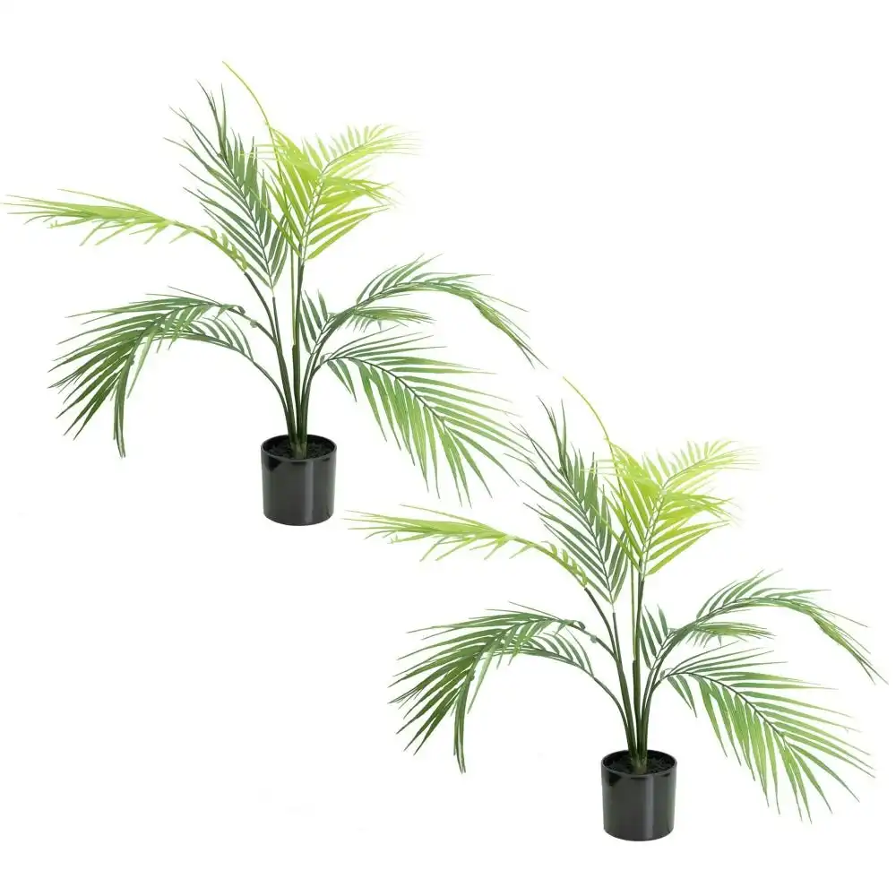 Glamorous Fusion Butterfly Palm Set Artificial Fake Plants Decoration 61cm Green