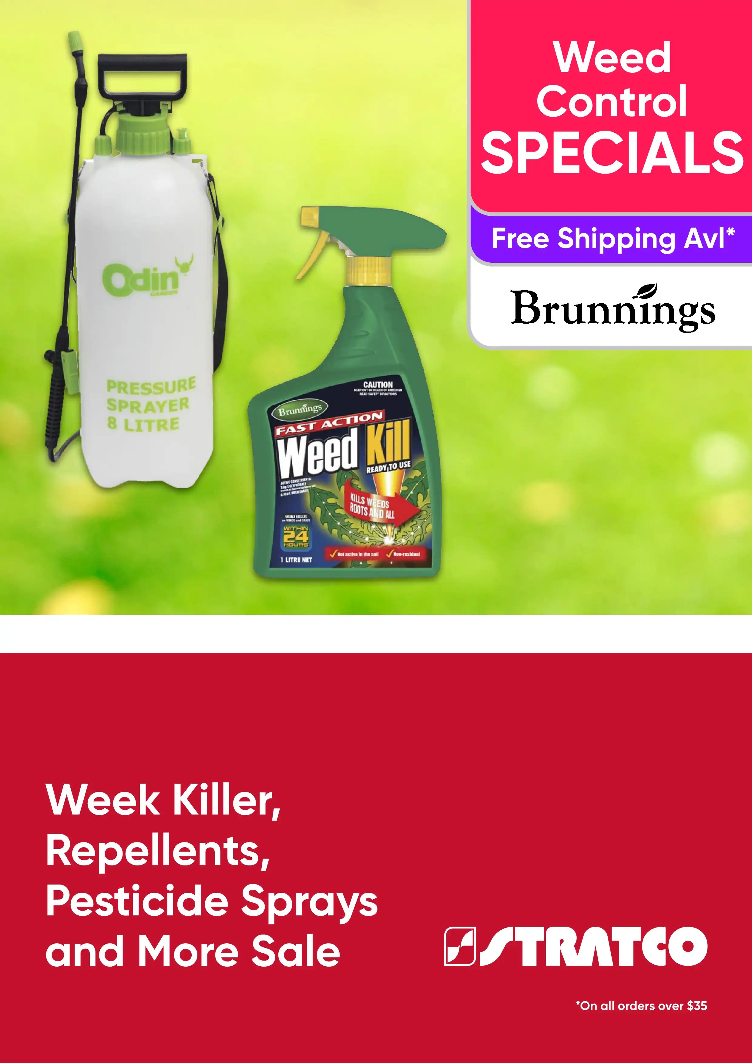 Weed Killer, Repellents, Pesticide Sprays and More Sale - NSW