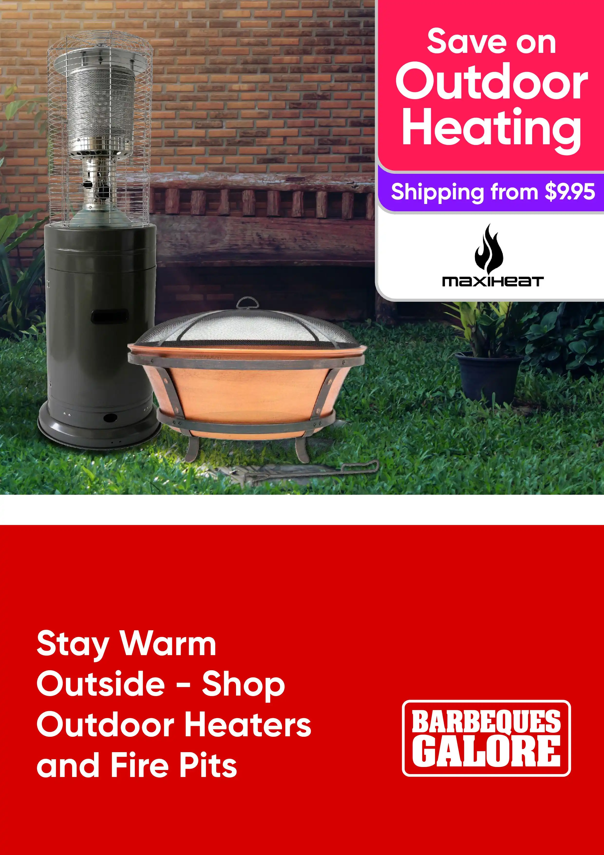 Stay Warm Outside - Shop Outdoor Heaters and Fire Pits