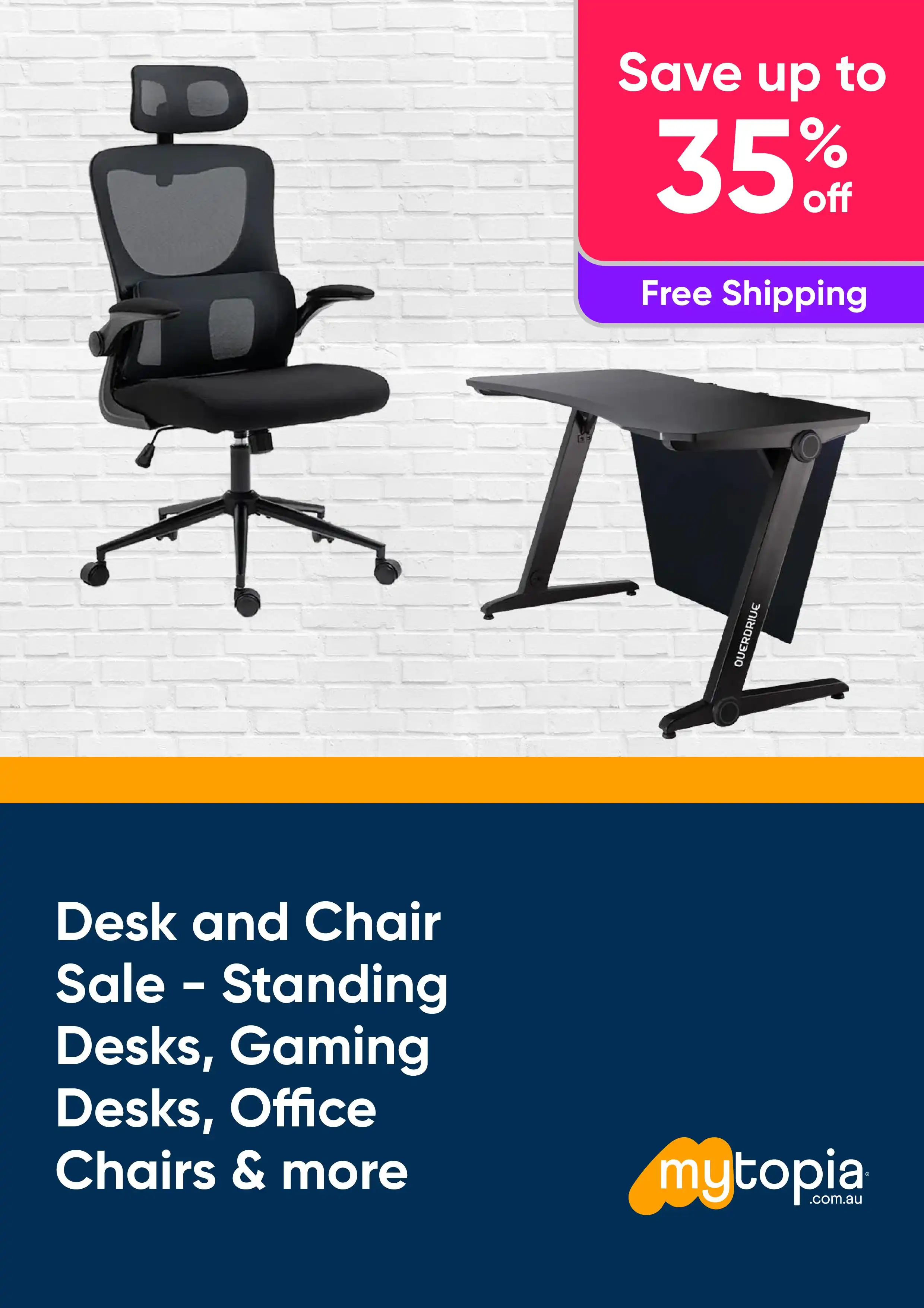 Desk and Chair Sale - Standing Desks, Gaming Desks, Office Chairs and More - Save Up to 35% Off