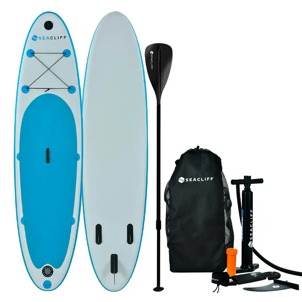 Seacliff 10ft Stand Up Paddle Board SUP Paddleboard Inflatable Standing 305cm