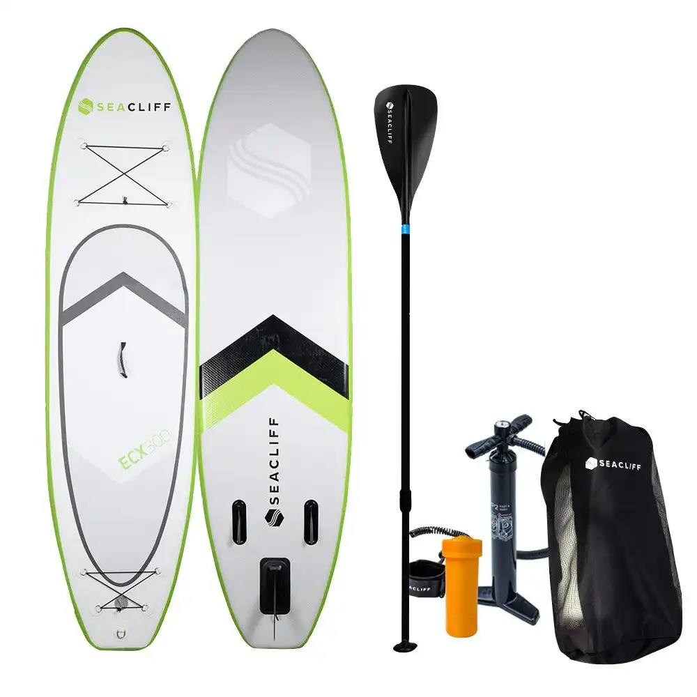 Seacliff 10ft Stand Up Paddleboard Paddle Board SUP Inflatable Blow Standing 10'