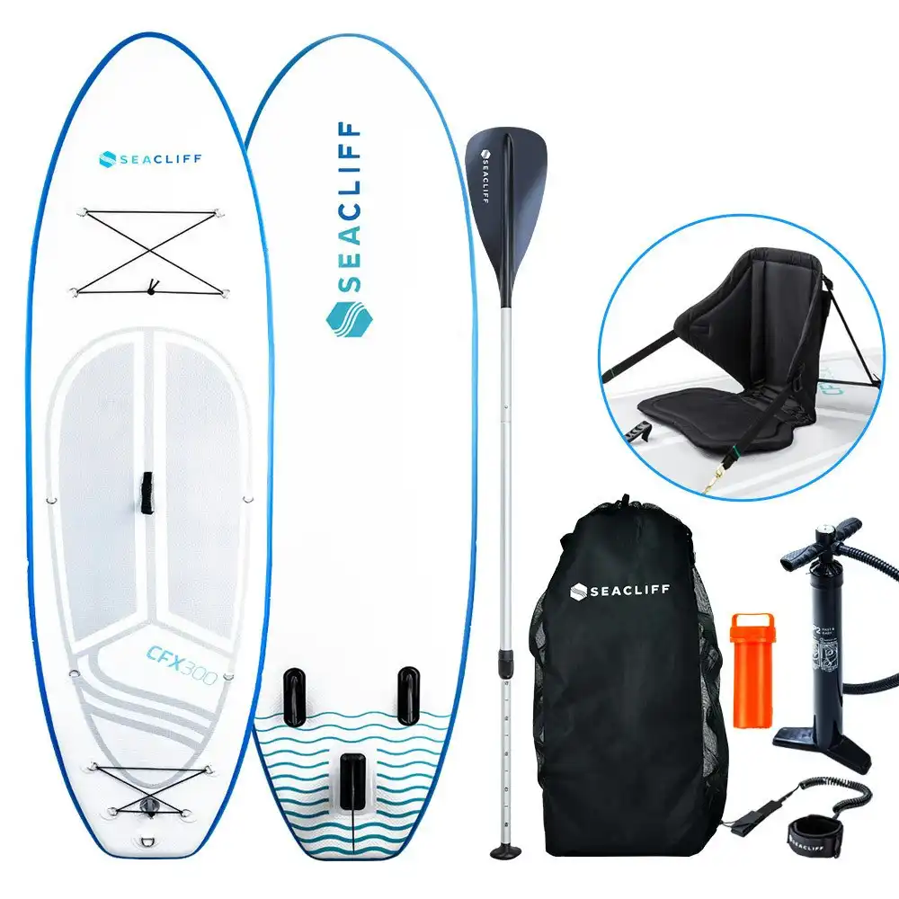 Seacliff Stand Up Paddle Board Inflatable Paddleboard Kayak Surf Board SUP