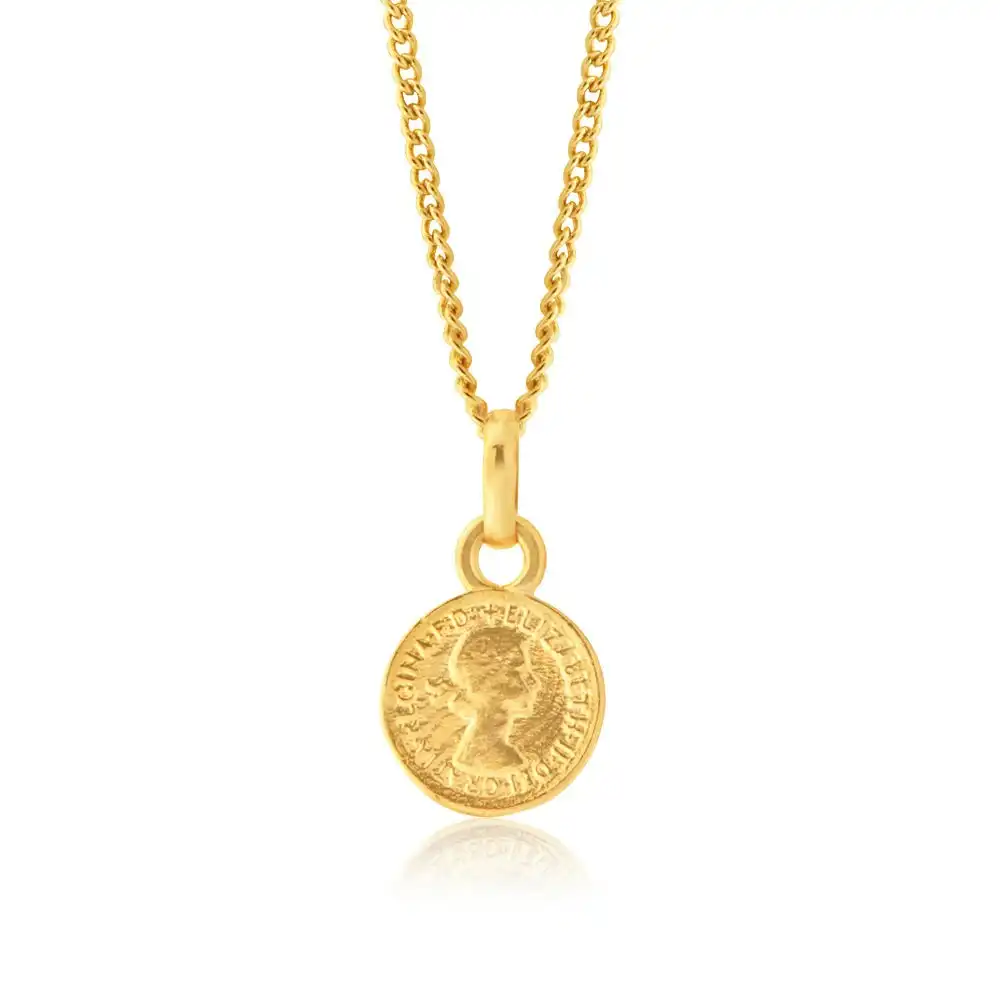 9ct Yellow Gold Sovereign Coin Pendant
