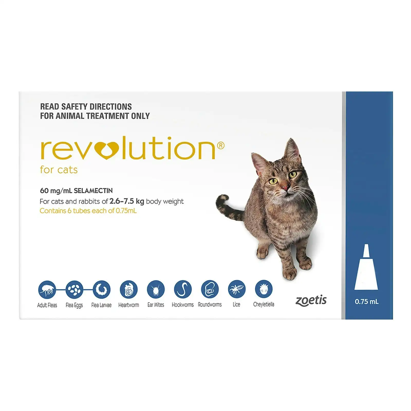 Revolution for Cats (Blue) 3 Pipettes