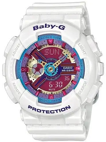 Baby G Digital & Analogue Watch Colourful Series BA112-7A