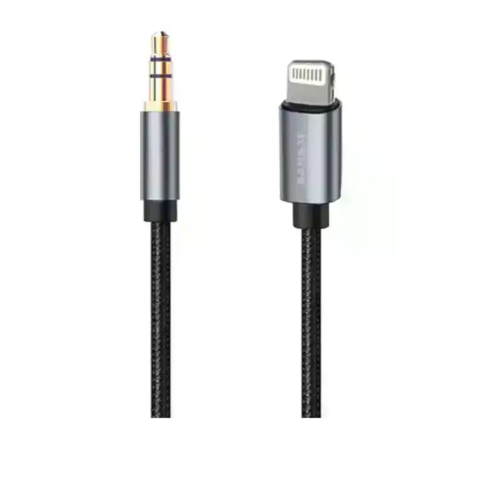 Sansai 1.5m 8 Pin to 3.5mm Audio Aux Cable Adapter for Apple iPhone/iPod/iPad