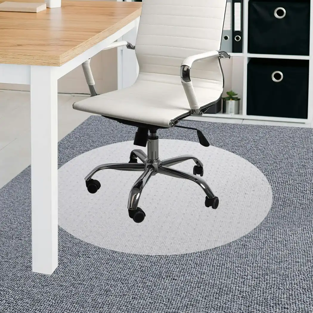 Marlow Chair Mat Round Carpet Protectors PVC Home Office Room Mats 120CM