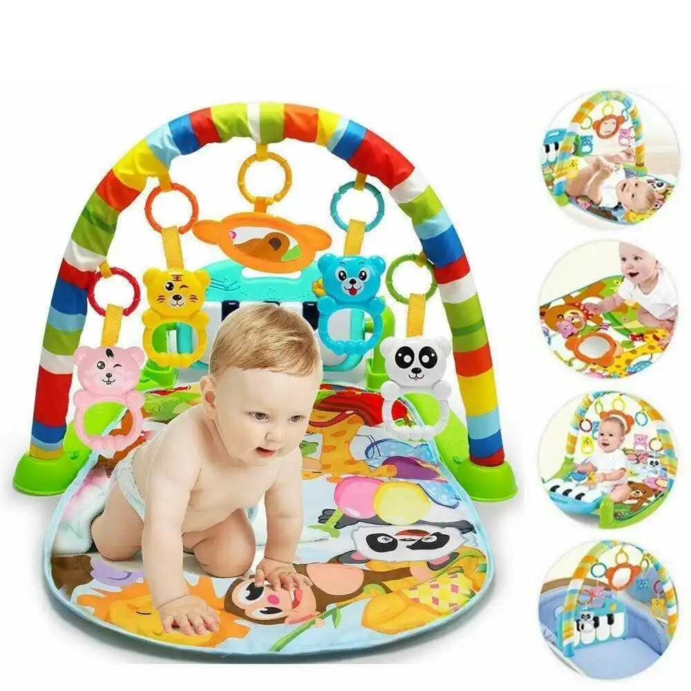 BabiesMart Kick'n'Play Joyous Journey Baby Activity Floor mat with Musical Light