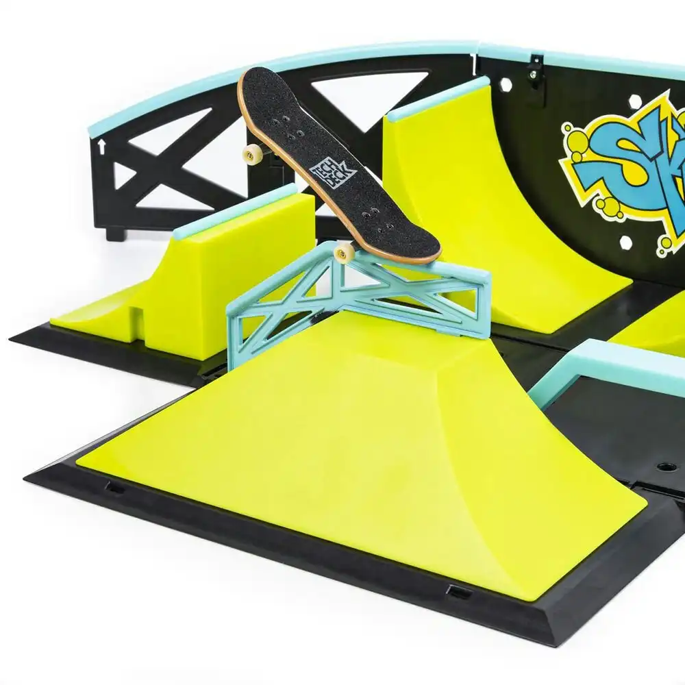 Tech Deck Transforming Skate Container w/ Ramp/Rail/Skateboard 2.0 Kids Toy 6y+
