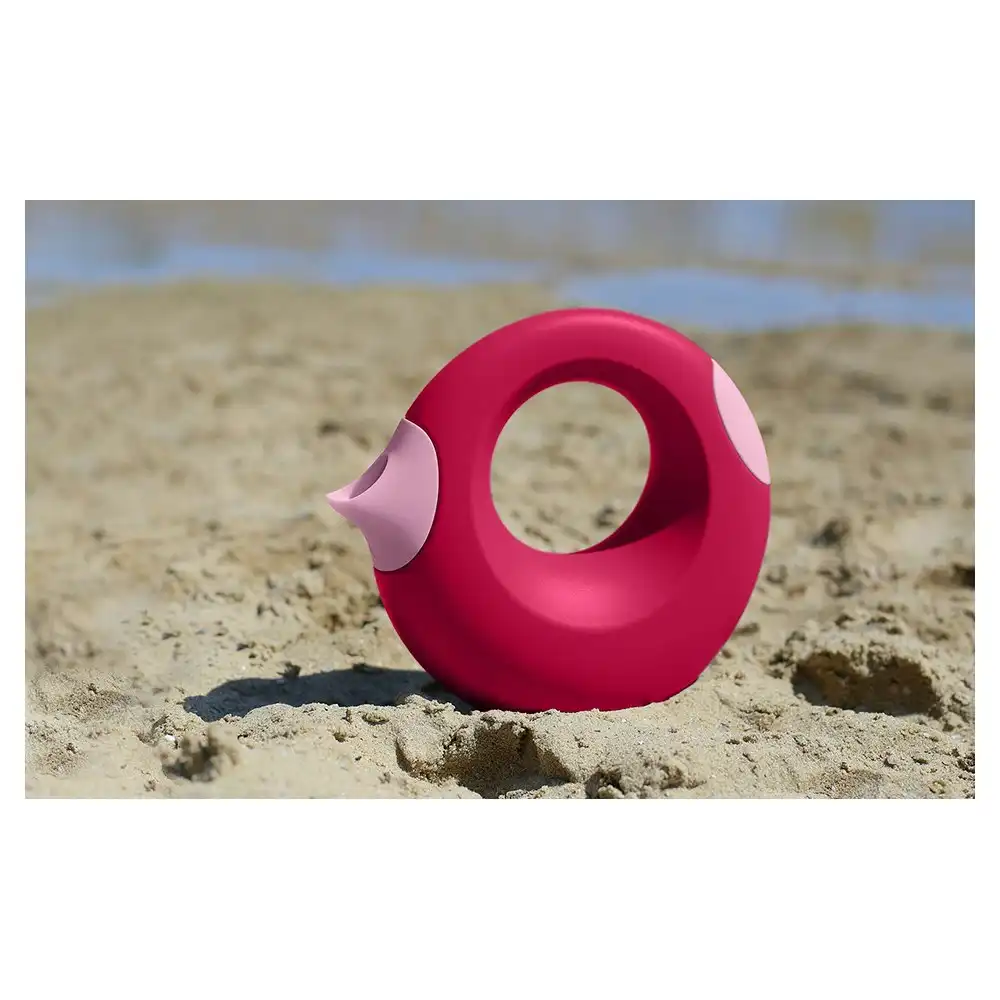 Quut Cana 23.5cm Large Water Can Bath Play Toys for Kids Cherry Red/Sweet Pink