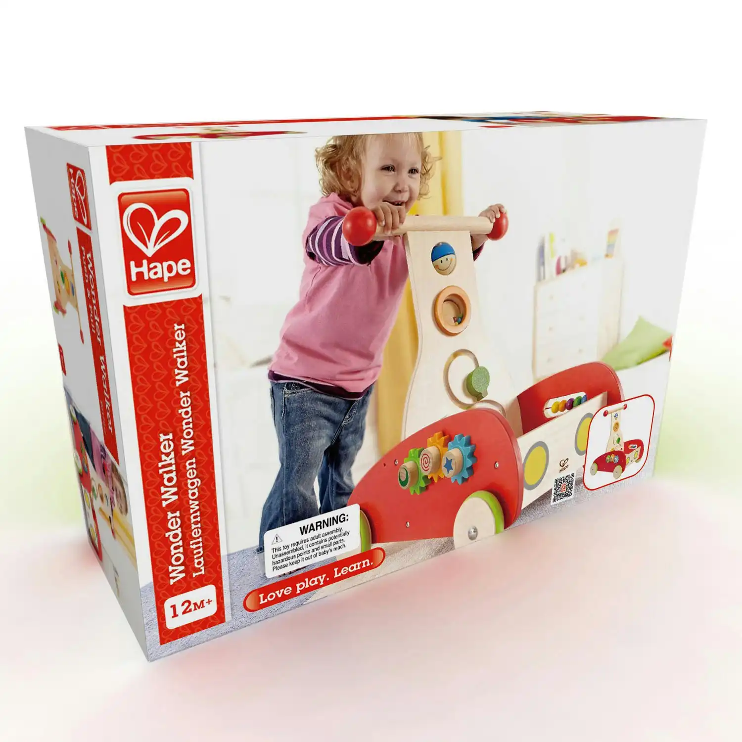 Hape Wonder Walker 50cm Educational/Activity Infant/Baby Wooden Toy/Play 12m+