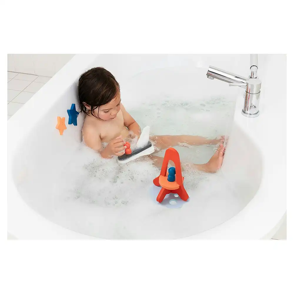 Quut Quutopia Bath Puzzle Play Water Toys for Kids 10m+ To The Moon & Back