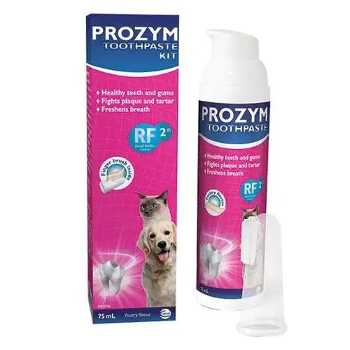 Prozym RF2 Dental Toothpaste Kit For Cats And Dogs 65 ML