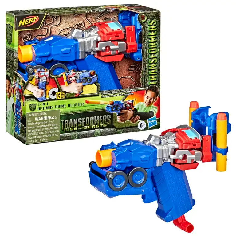 Rise of the Beasts Optimus Prime Nerf Blaster