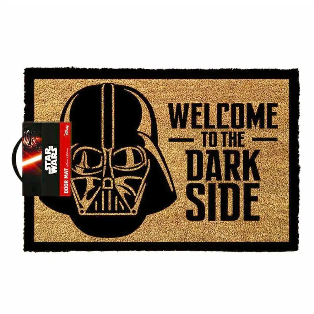 Star Wars 60x40cm Welcome To The Dark Side Door Mat Floor Entrance Rug Brown
