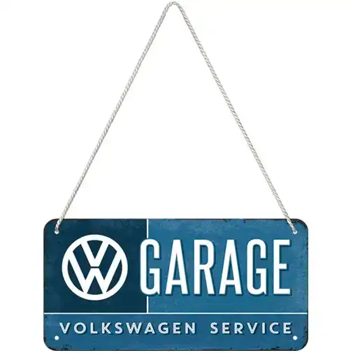 Nostalgic Art Metal 10x20cm Wall Hanging Sign VW Garage Home/Office/Cafe Decor