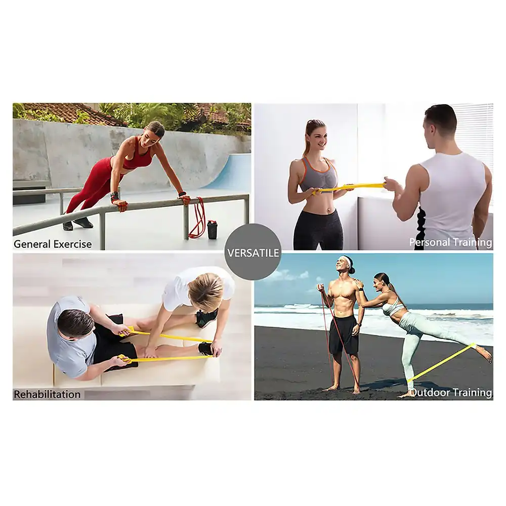 Hacienda 18-36kg Resistance Power Band Exercise Yoga Strength Fitness Workout YL