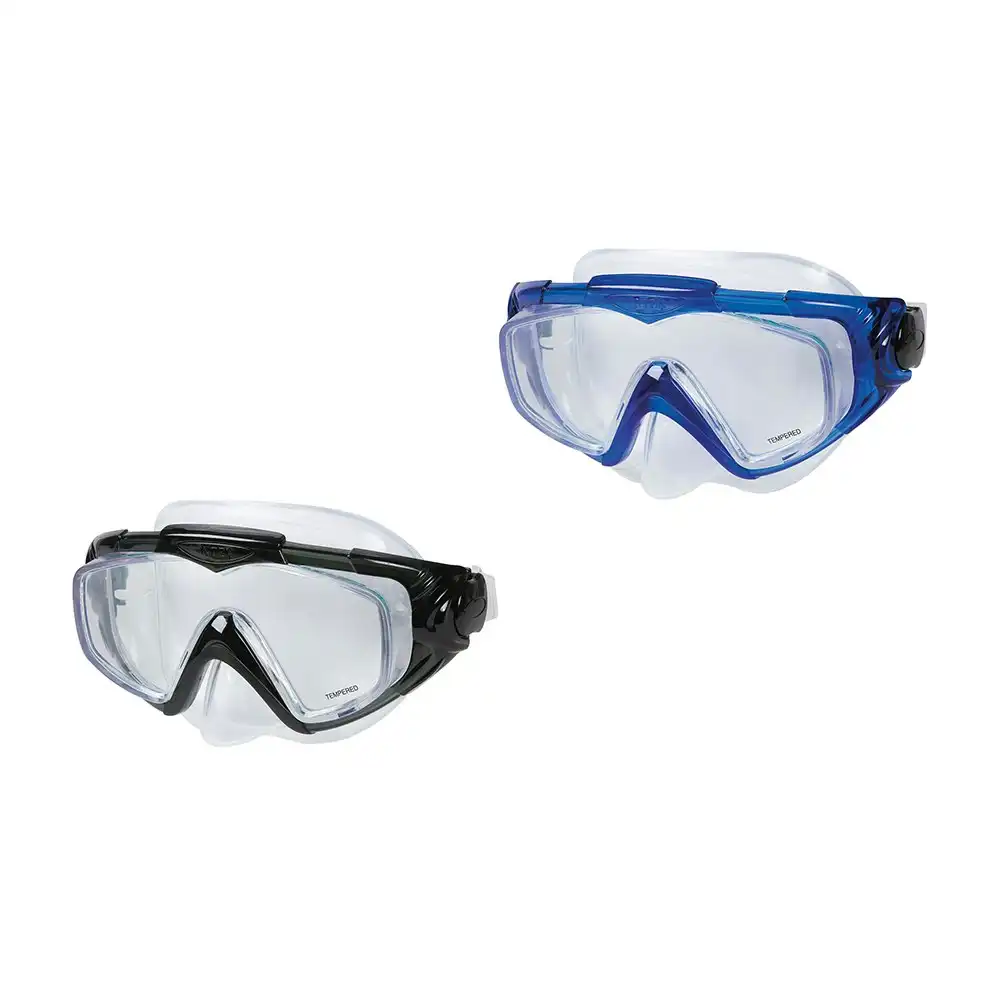Intex Aqua Flow Sport Silicone Aqua Swim Mask Snorkel Swimming Goggles 14y+ Asst
