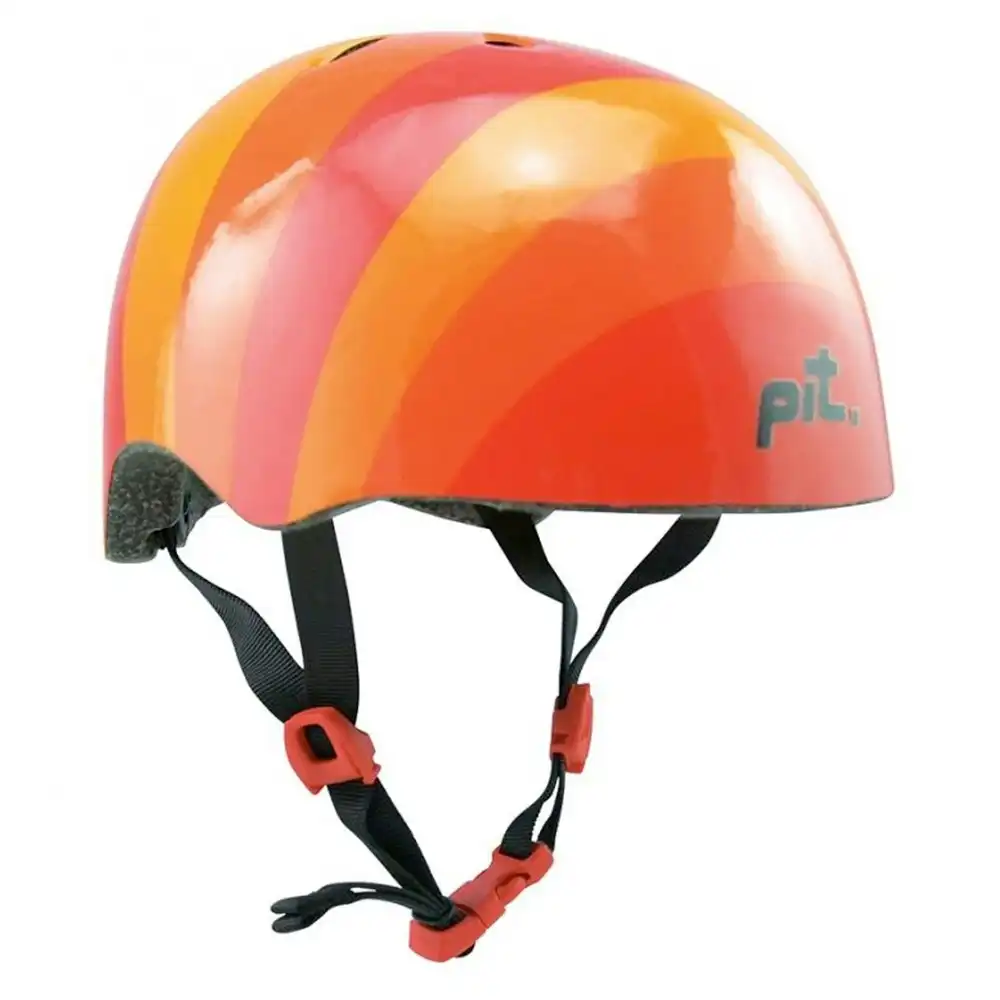 Pit Bicycle/Bike Inlaid Strap Helmet X-Small for 50-54cm Kids Stripes Orange