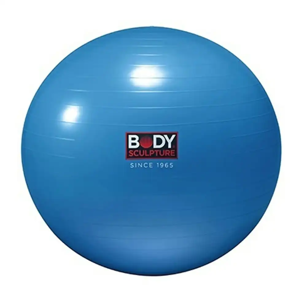 Body Sculpture Anti Burst 55cm Gym Ball Fitness Training/Workout Exercise Blue