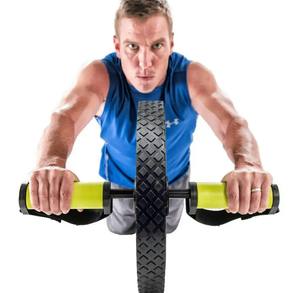 Gofit 38cm Slip Resistance Fitness Gym Ab/Core Training Exercise Roller Wheel