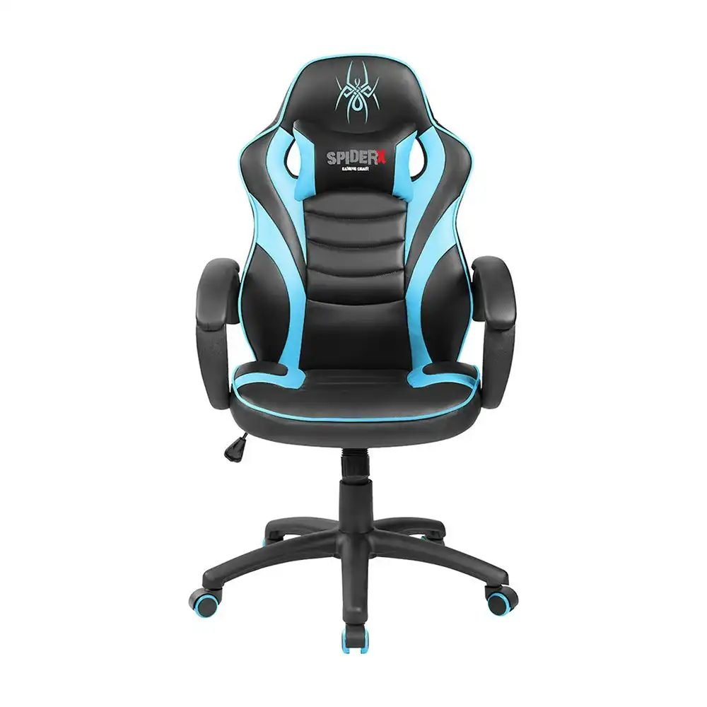 Pure Acoustics Black/Blue Spider X Gaming/Office Swivel Chair Tiltable