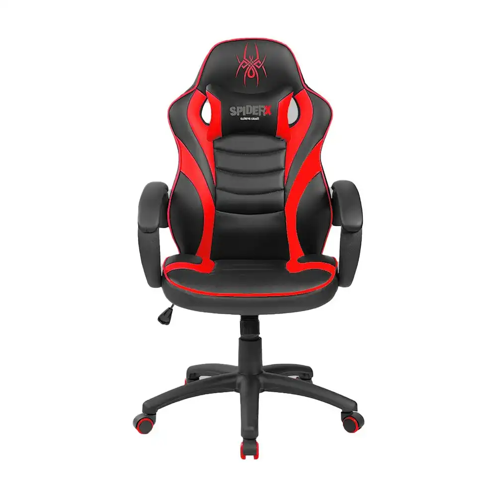 Pure Acoustics Black/Red Spider X Gaming/Office Swivel Chair Tiltable