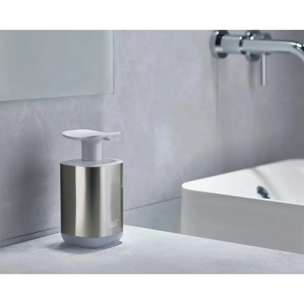 Joseph Joseph Presto Steel 8x16cm Bathroom/Kitchen Soap Pump Liquid Dispenser WT
