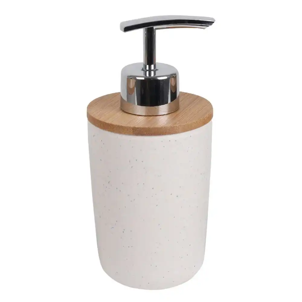 Eco Basics Soap Pump Bathroom/Sink Shampoo/Lotion/Liquid Bottle Dispenser White