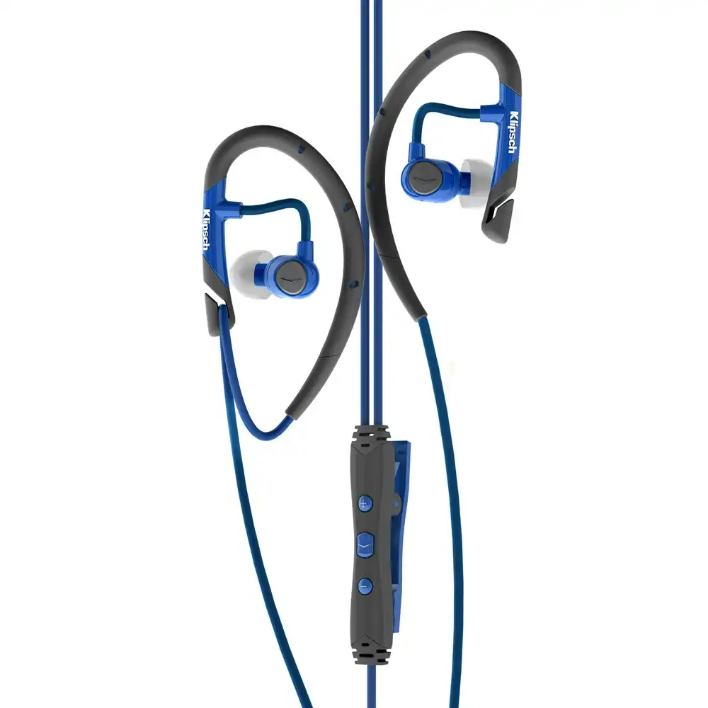 Klipsch AS-5i BLU 3.5mm Sport In-Ear Earphones Headset Mic For iPhone/iPod Apple