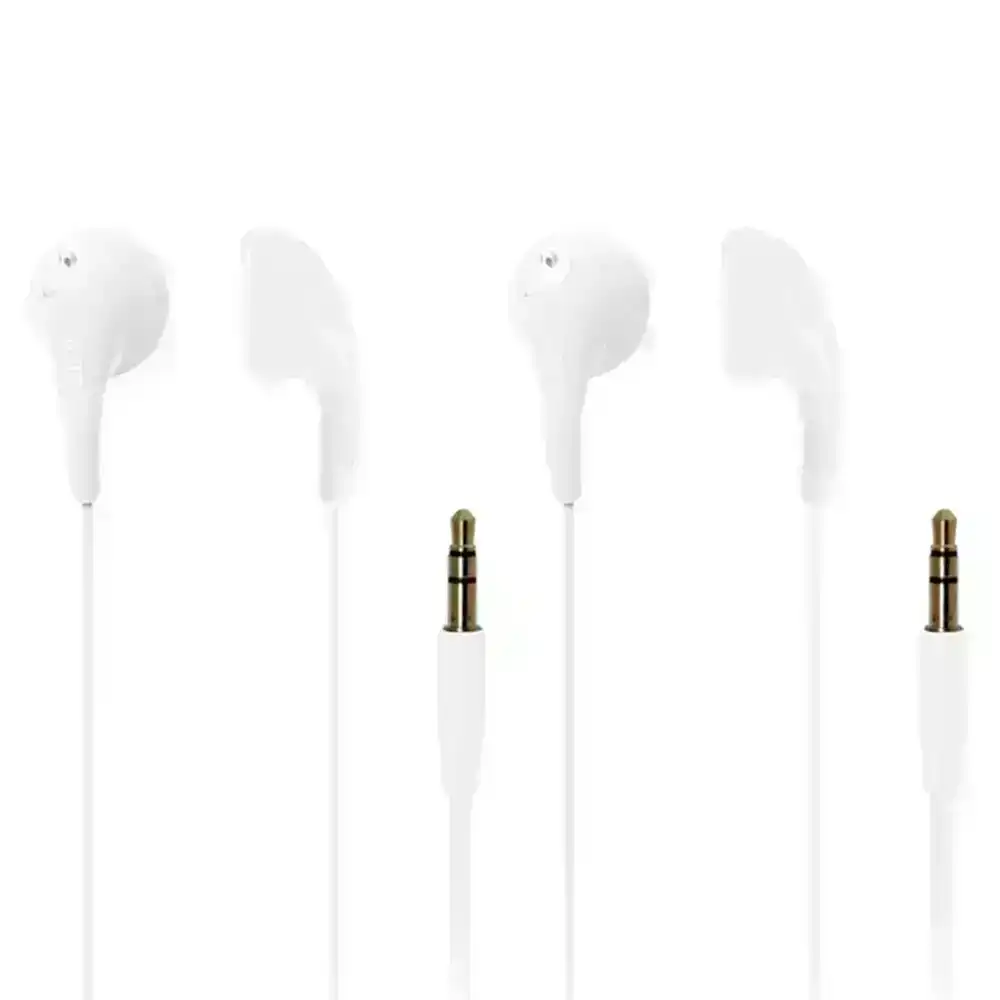 2PK ILuv White Bubble Gum 2 Earphones Headphones In-Ear for iPhone Android iPod