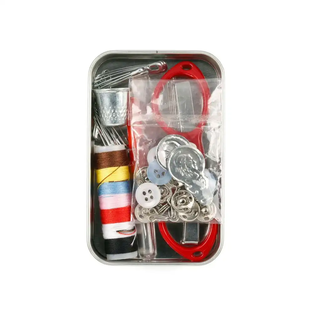 48pc Kikkerland On-The-Go Emergency Travel Sewing Kit w/Scissors/Threads/Buttons