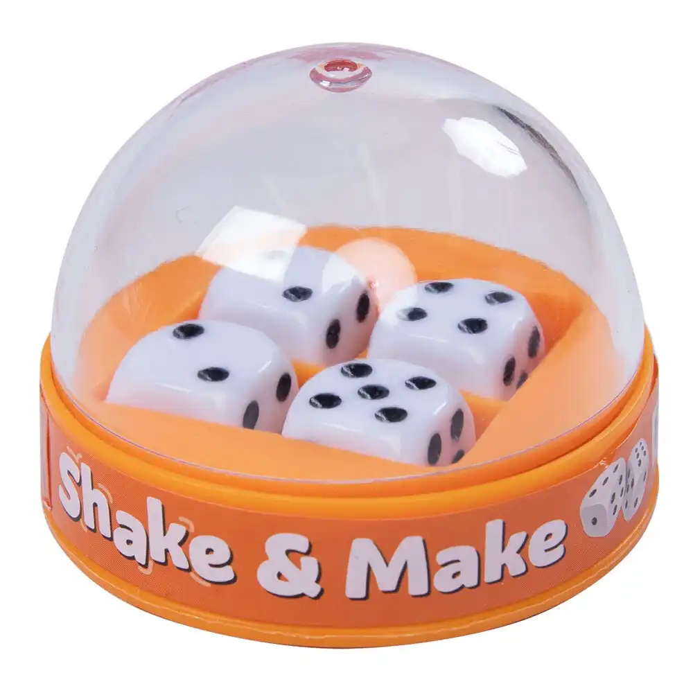 4pc Fat Brain Toys Shake/Make Mini Dice Set Rolling Fun Game Kids/Children 6y+