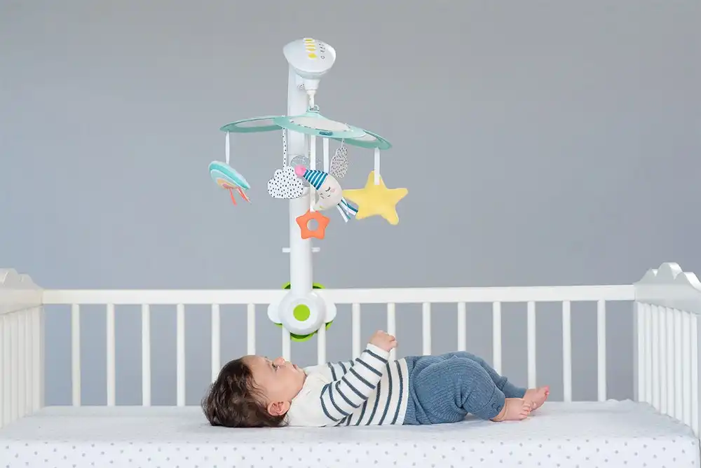 Taf Toys Sweet Dream Mini Moon Cot Mobile Baby 0m+ Hanging Musical Toy For Crib