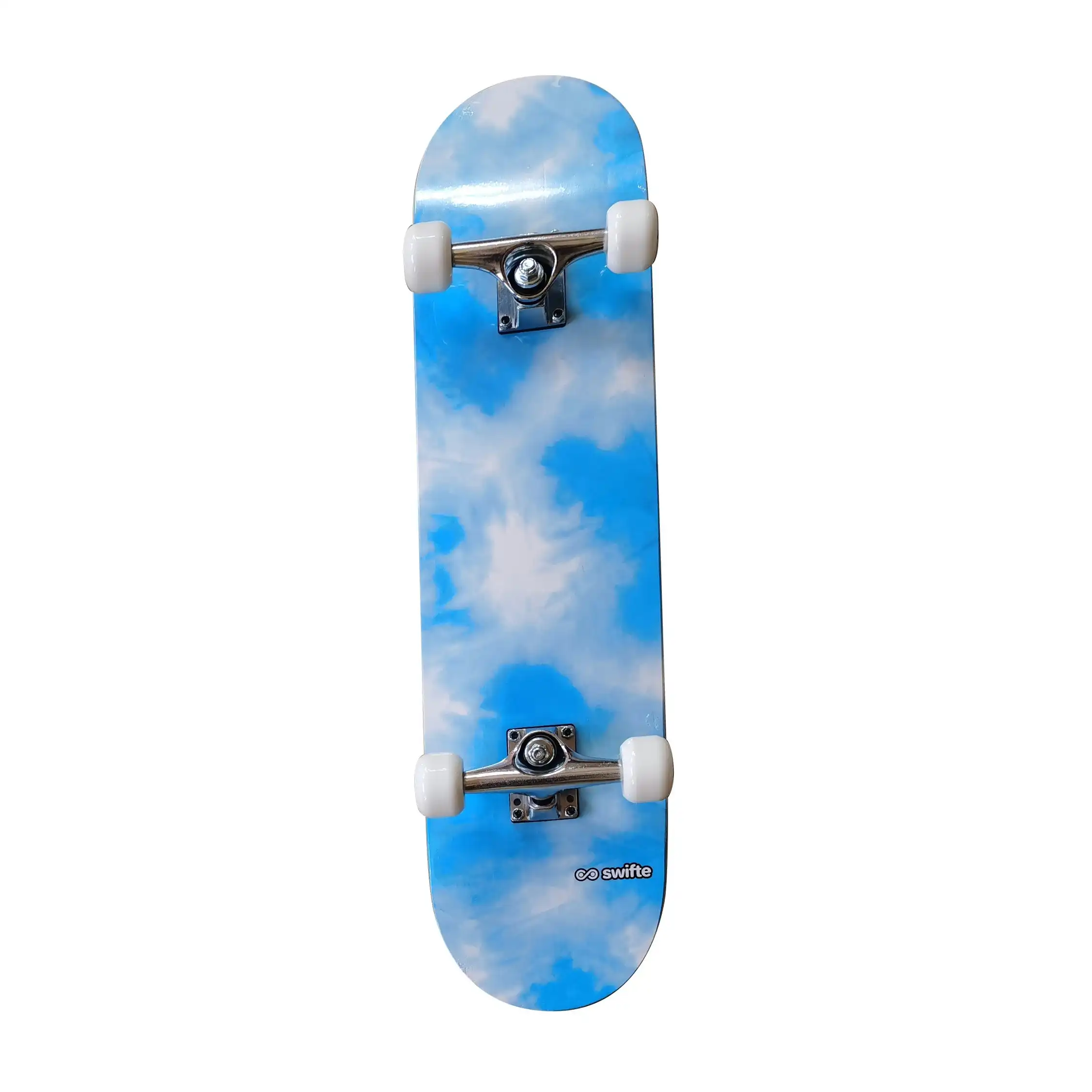 Swifte 31 X 7.5" Skateboard - Blue Tye Dye