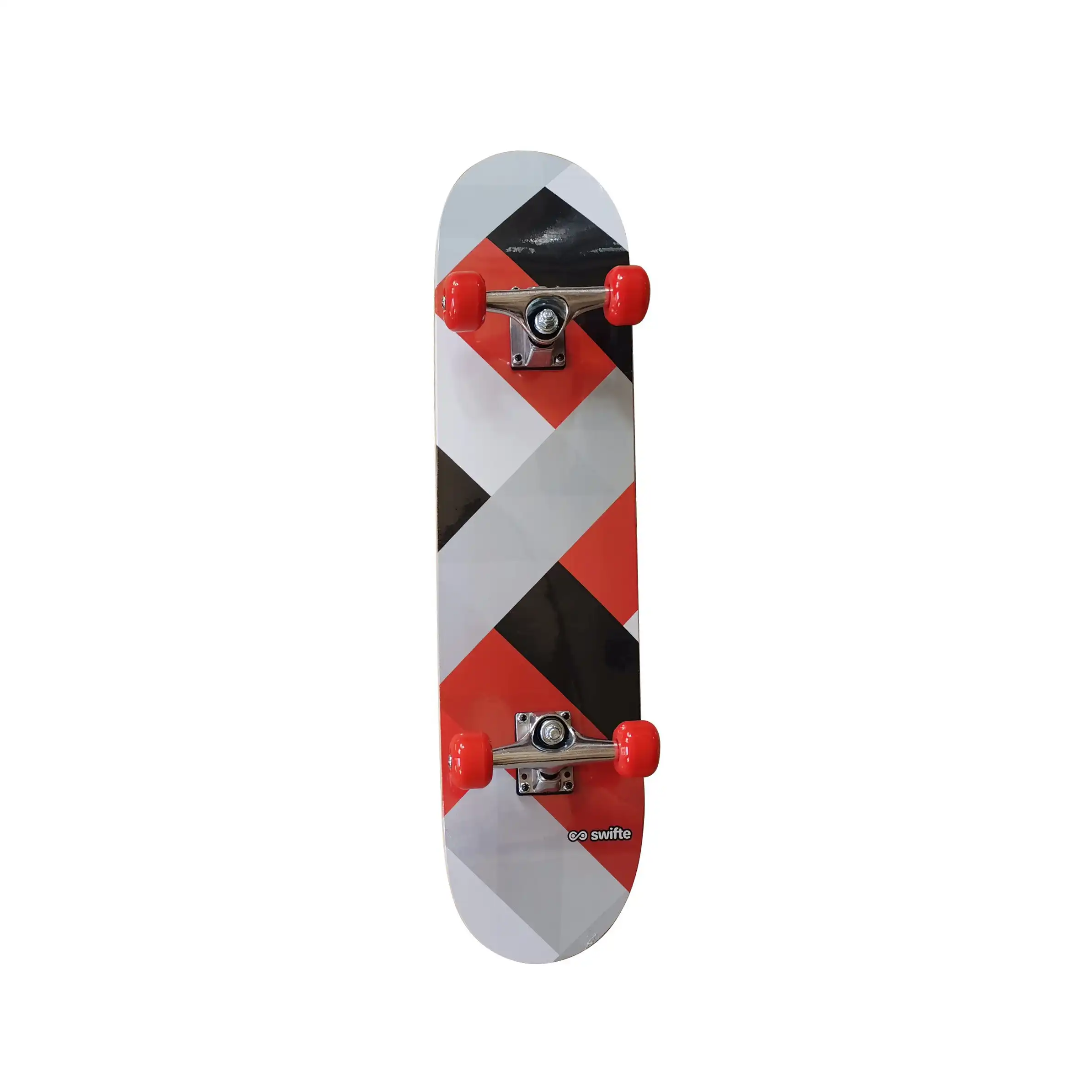 Swifte 31 X 7.75" Skateboard - Red And Black